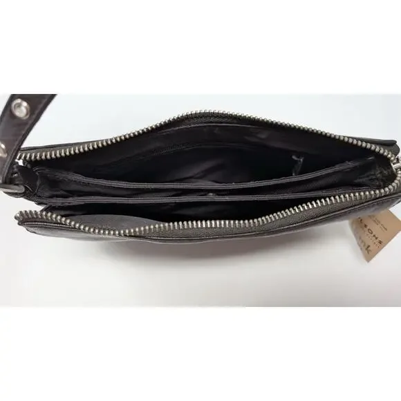 Vintage Y2K Wilson Leather Pelle Studio Brown Purse Card Wallet ID Holder New - Picture 8 of 16